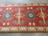 Afghan Hand Knotted Kazak Hallway Runner Size: 85 x 283cm - Rugs Direct