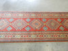 Afghan Hand Knotted Kazak Hallway Runner Size: 83 x 269cm - Rugs Direct
