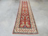 Afghan Hand Knotted Kazak Hallway Runner Size: 85 x 271cm - Rugs Direct