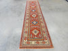 Afghan Hand Knotted Kazak Hallway Runner Size: 79 x 304cm - Rugs Direct