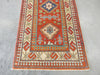 Afghan Hand Knotted Kazak Hallway Runner Size: 79 x 304cm - Rugs Direct