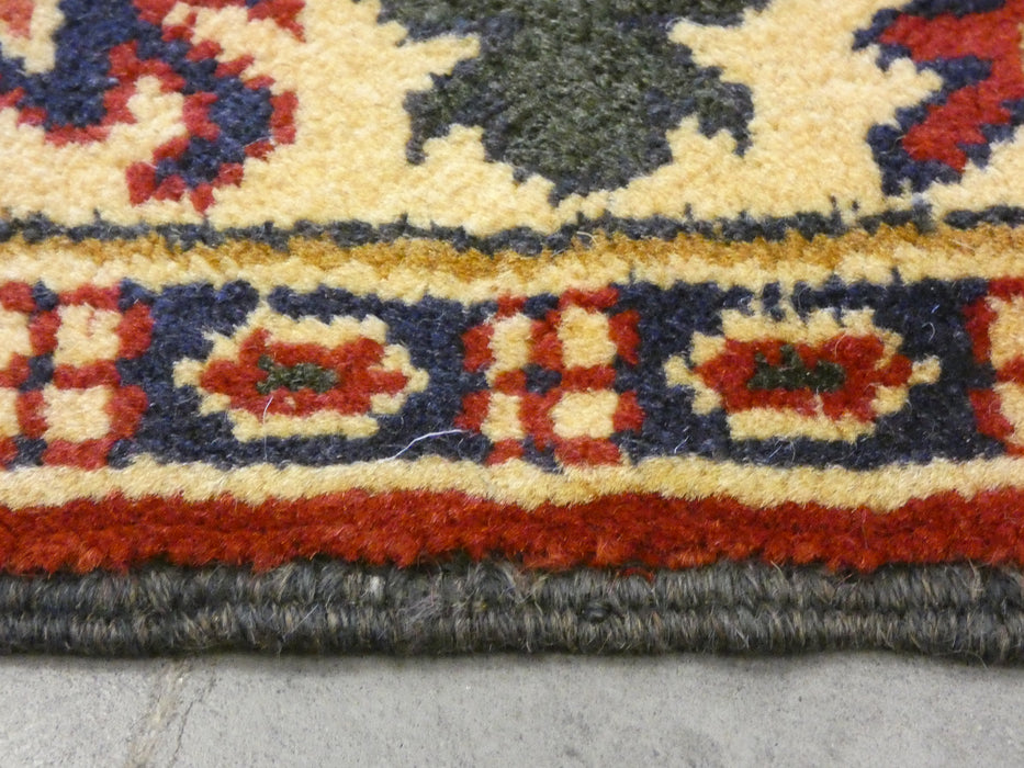 Afghan Hand Knotted Kargai Runner Size: 266 x 80cm - Rugs Direct