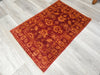 Afghan Hand Knotted Choubi Doormat Size: 63 x 90cm - Rugs Direct