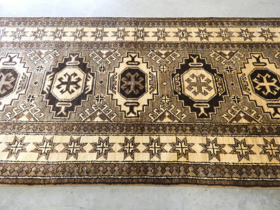 Afghan Hand Knotted Choubi Hallway Runner Size: 292 x 83cm - Rugs Direct