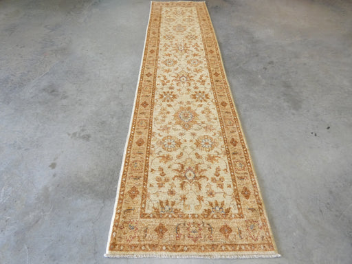 Afghan Hand Knotted Choubi Hallway Runner Size: 312 x 80cm - Rugs Direct