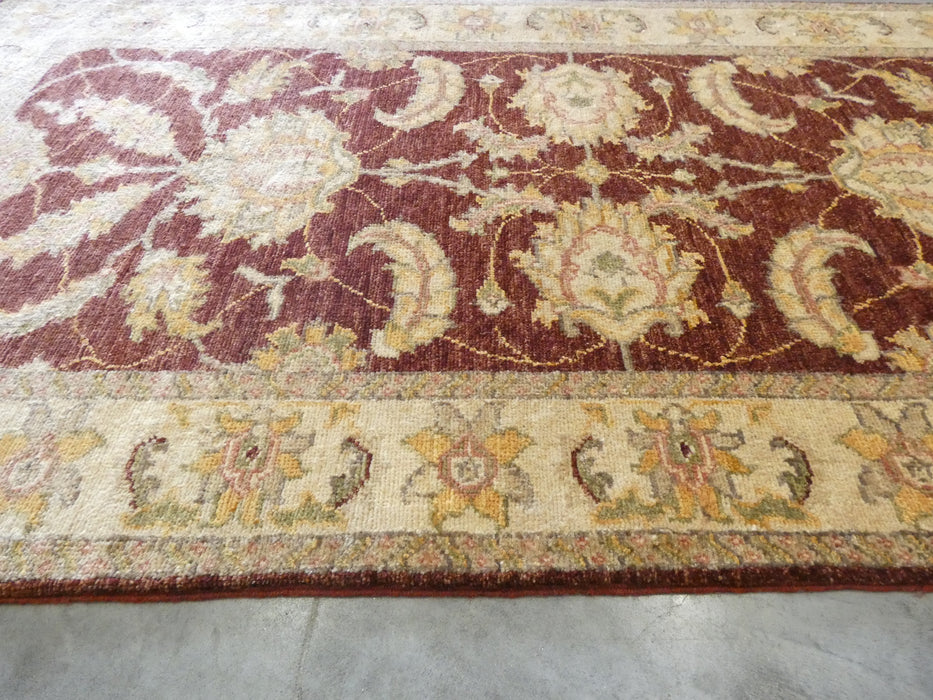 Afghan Hand Knotted Choubi Hallway Runner Size: 296 x 76cm - Rugs Direct