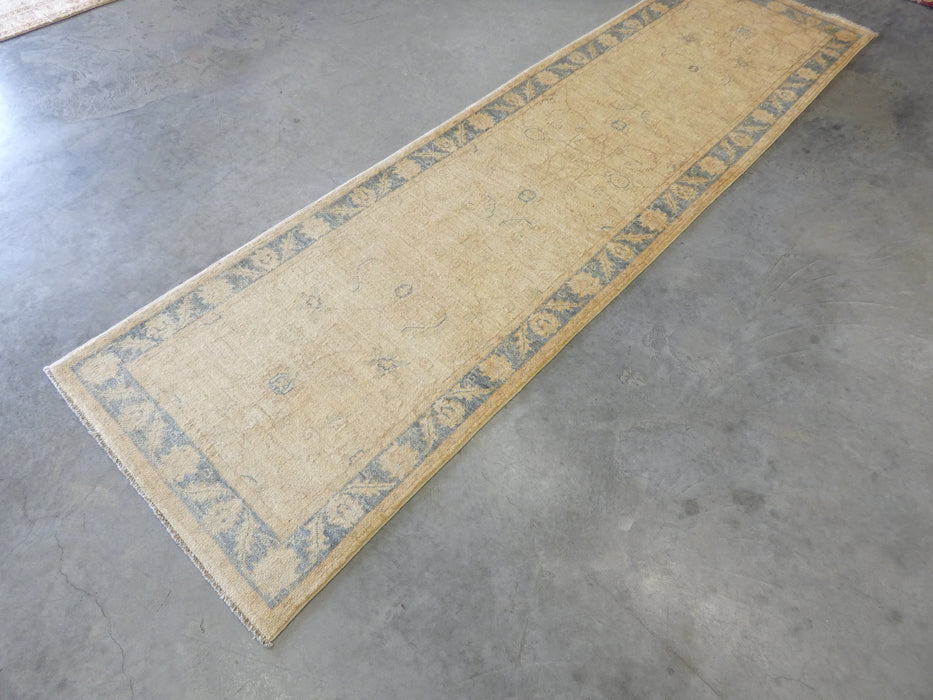 Afghan Hand Knotted Choubi Hallway Runner Size: 290 x 82cm - Rugs Direct