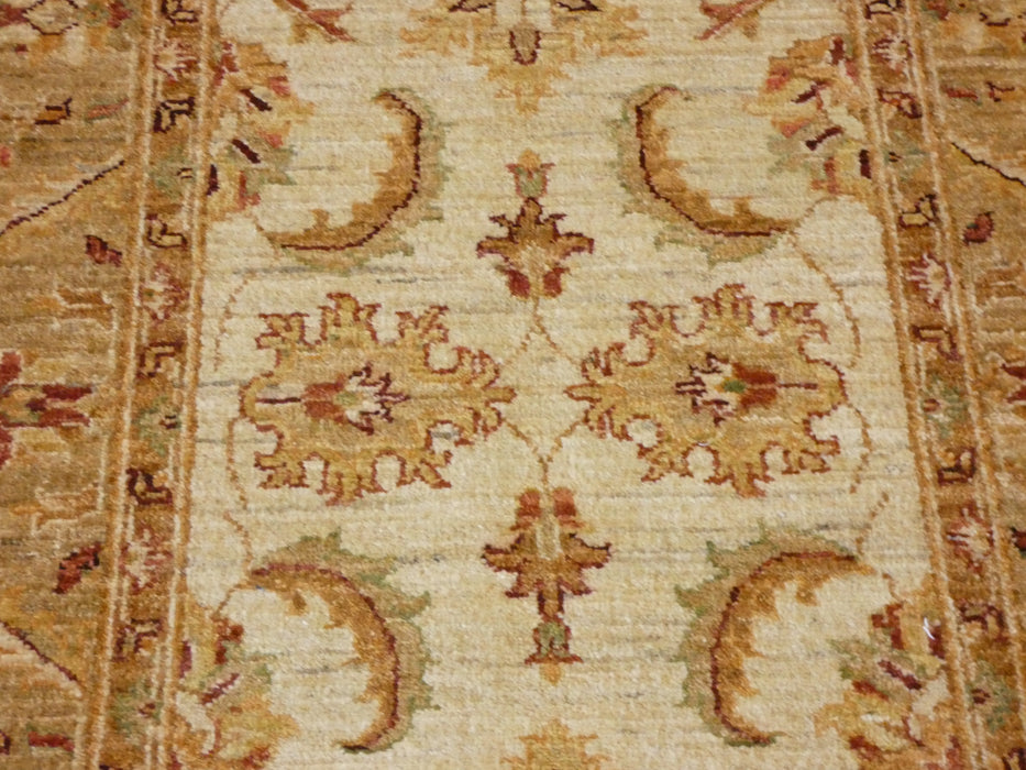 Afghan Hand Knotted Choubi Hallway Runner Size: 310 x 83cm - Rugs Direct
