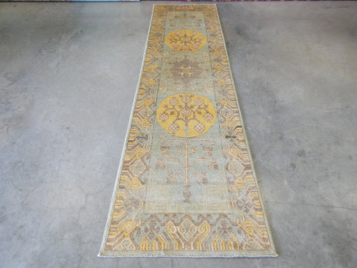 Afghan Hand Knotted Choubi Hallway Runner Size: 294 x 87cm - Rugs Direct
