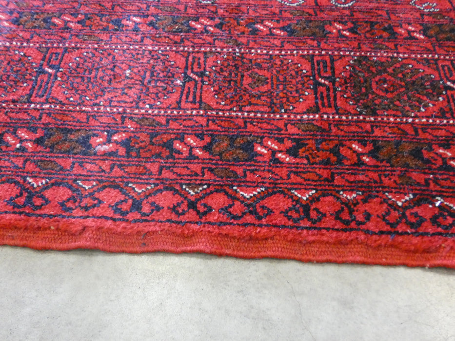 Persian Hand Knotted Turkman Runner Size: 82 x 290cm - Rugs Direct
