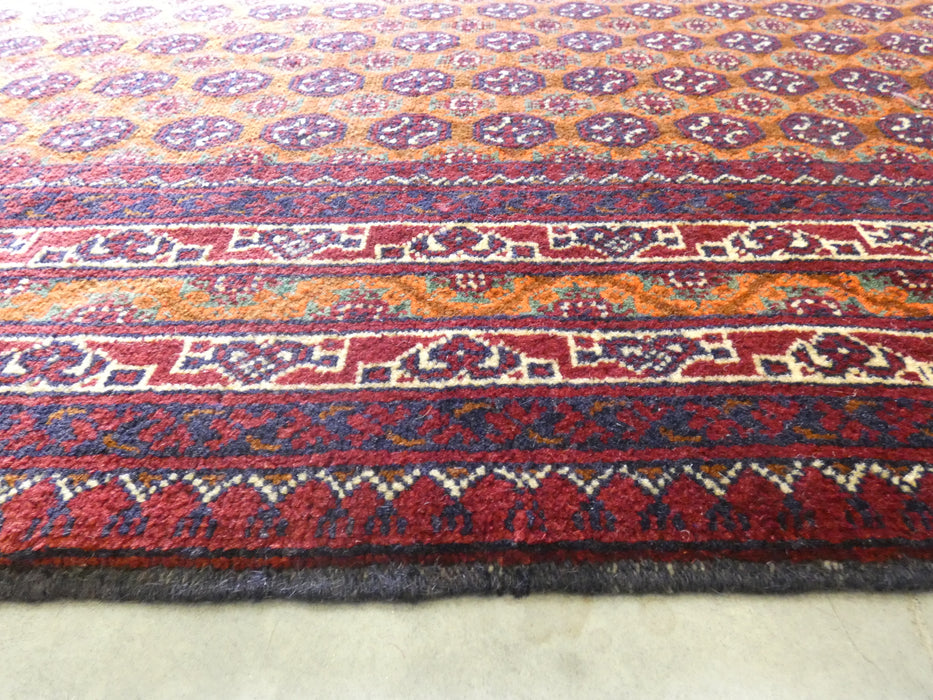 Afghan Hand Knotted Khawje Roshnai Hallway Runner Size: 85cm x 293cm - Rugs Direct