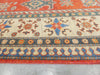 Afghan Hand Knotted Kazak Rug Size: 212 x 269cm - Rugs Direct