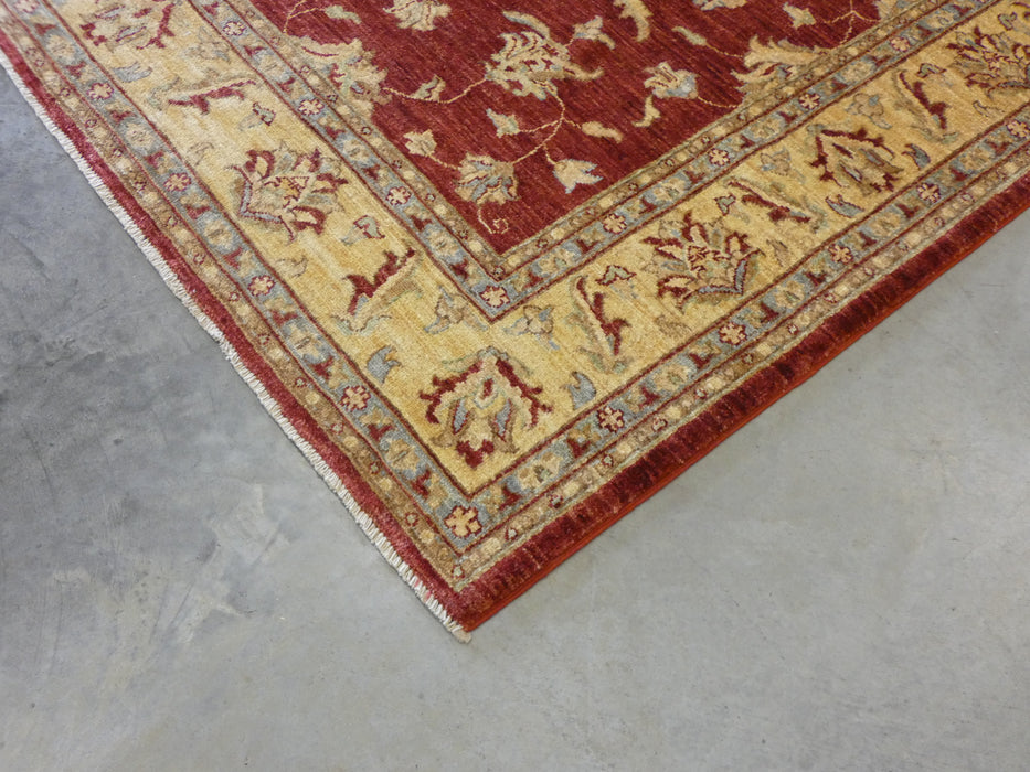 Afghan Hand Knotted Choubi Rug Size: 207 x 293cm - Rugs Direct