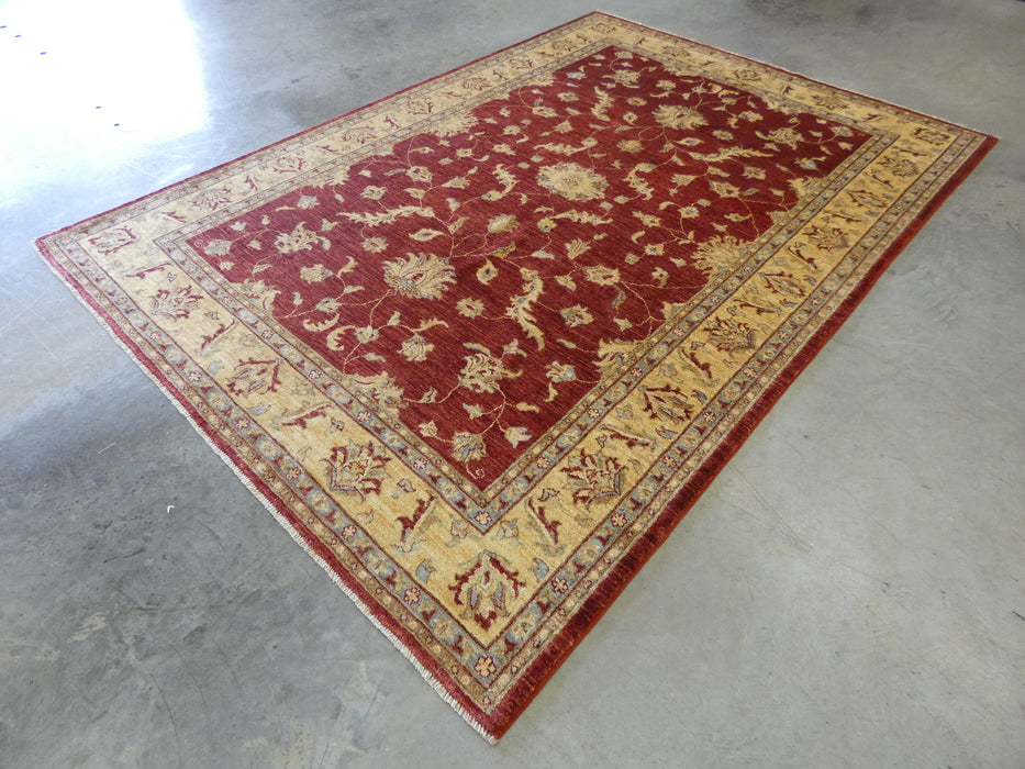 Afghan Hand Knotted Choubi Rug Size: 207 x 293cm - Rugs Direct