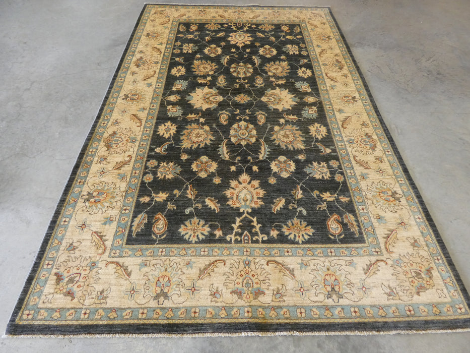 Afghan Hand Knotted Choubi Rug Size: 181 x 277cm - Rugs Direct