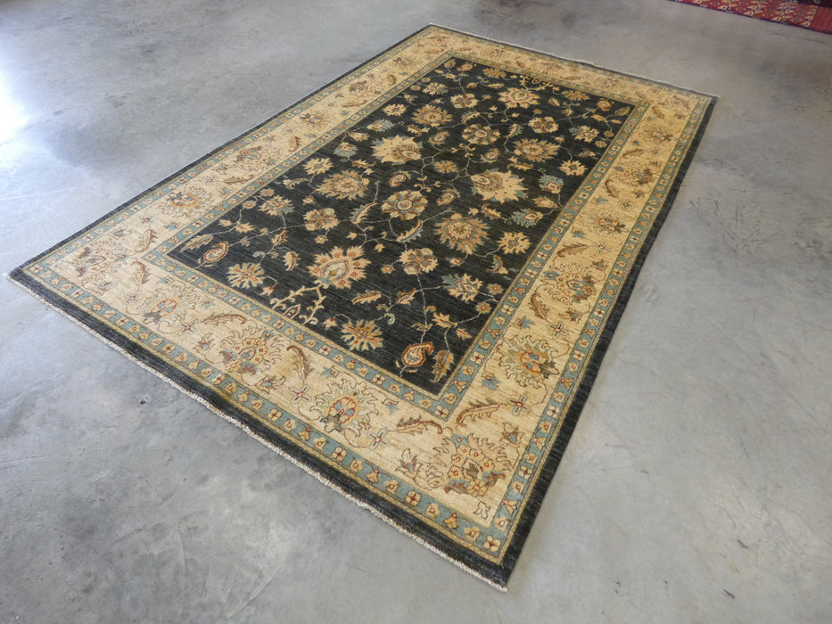 Afghan Hand Knotted Choubi Rug Size: 181 x 277cm - Rugs Direct
