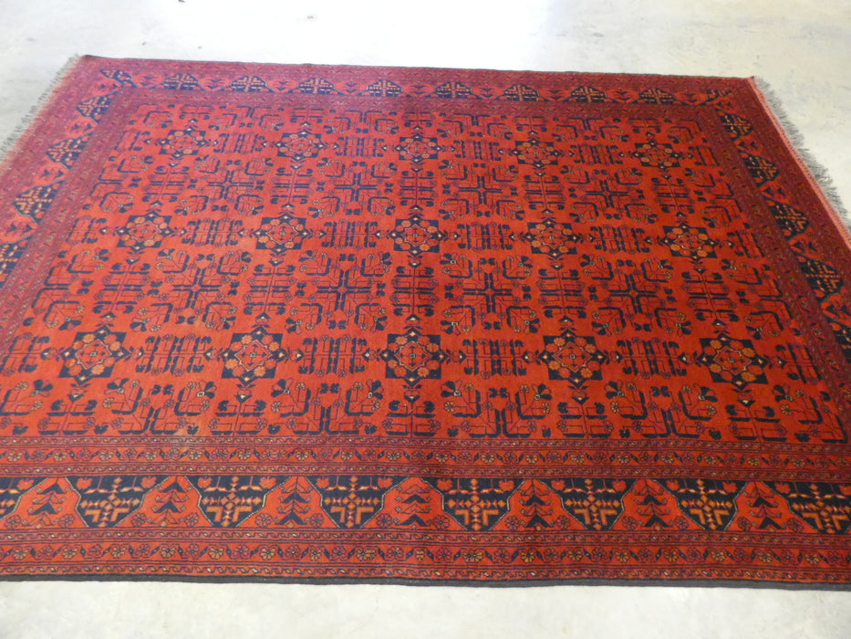 Afghan Hand Knotted Khal Mohammadi Rug 203 x 299cm - Rugs Direct