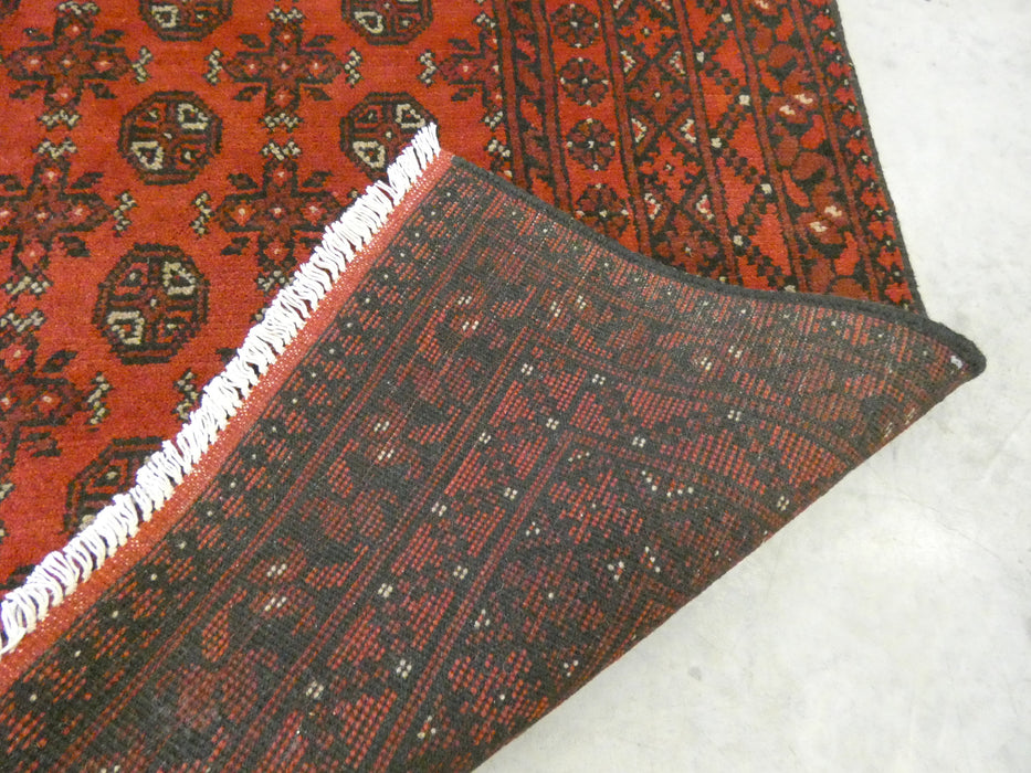 Afghan Hand Knotted Turkman Rug Size:  154cm x 240cm - Rugs Direct