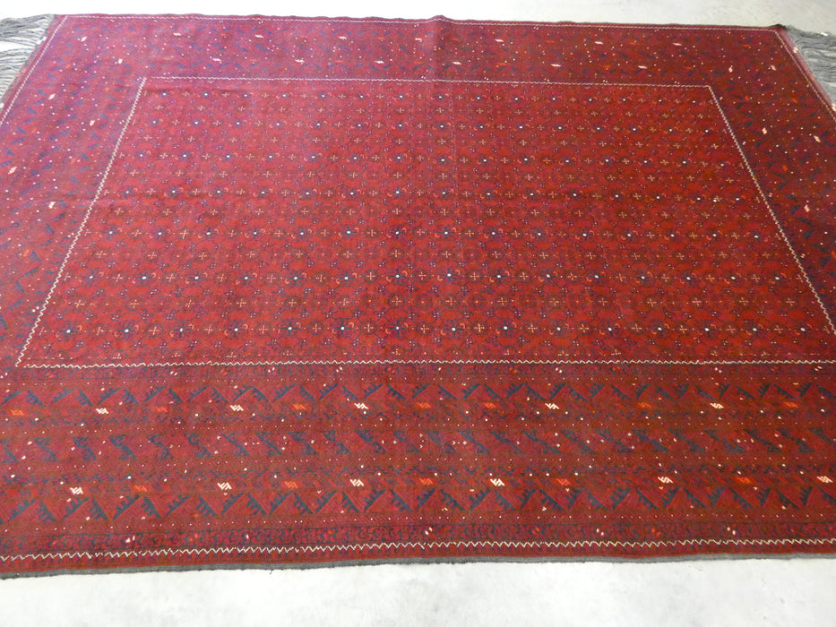 Afghan Hand Knotted Khoja Roshnai Rug Size: 299 x 204cm - Rugs Direct