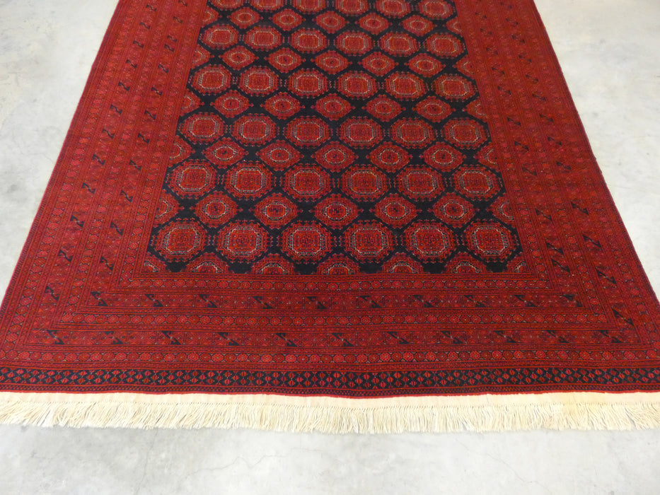 Afghan Hand Knotted Herati Rug Size: 203 x 284cm - Rugs Direct