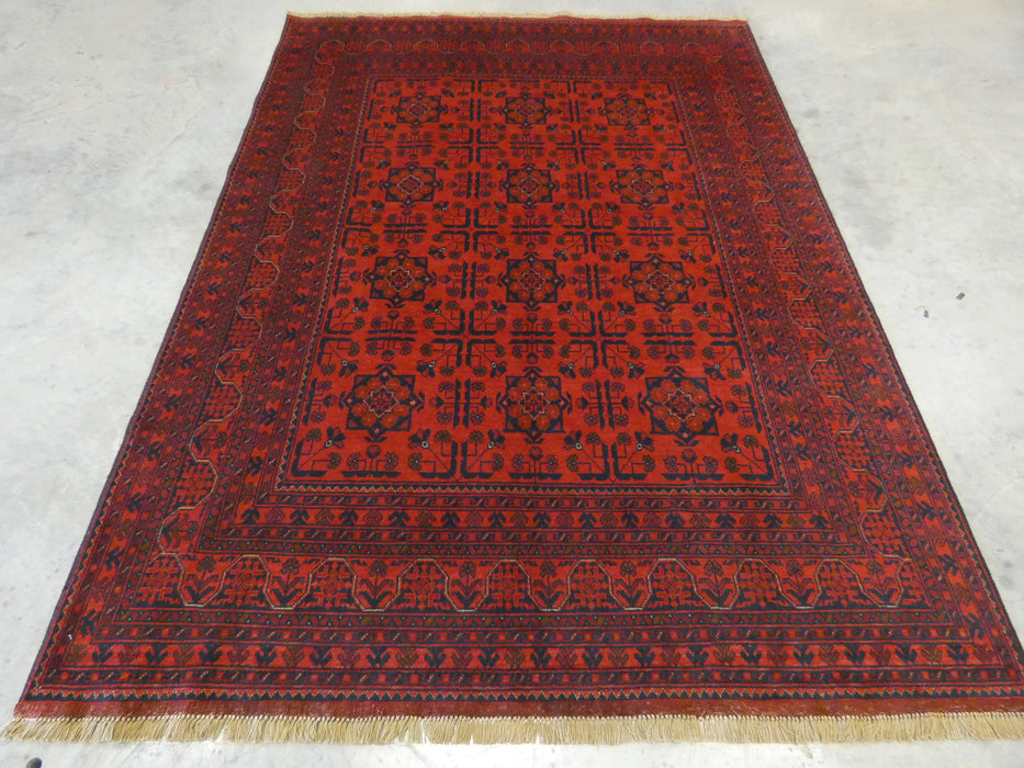 Afghan Hand Knotted Khal Mohammadi Rug 176 x 240cm - Rugs Direct