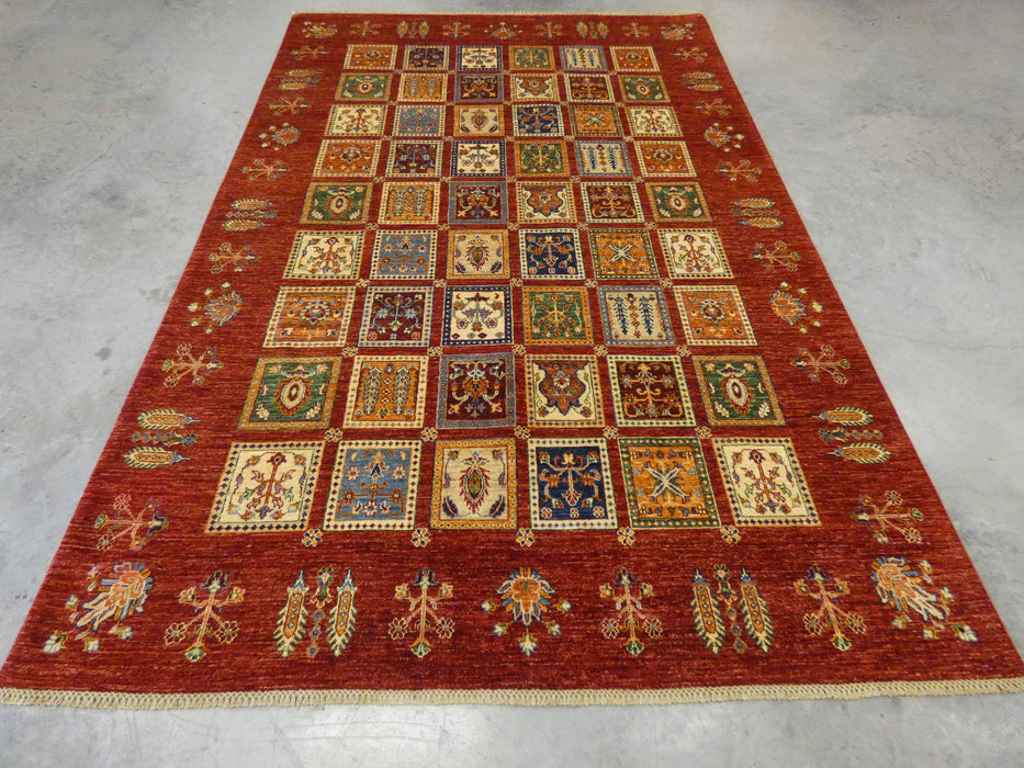Afghan Hand Knotted Choubi Rug Size: 208 x 309cm - Rugs Direct