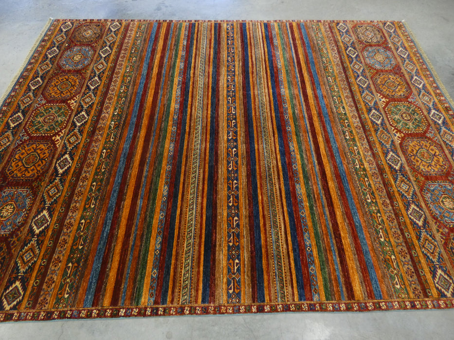 Afghan Hand Knotted Khorjin Rug Size: 213 x 282cm - Rugs Direct