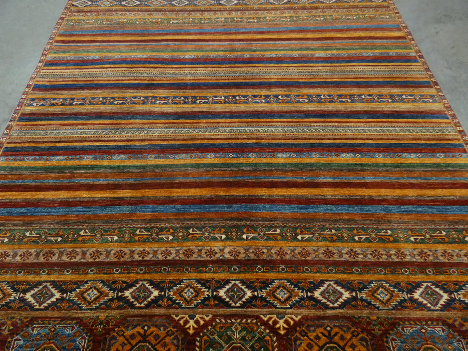 Afghan Hand Knotted Khorjin Rug Size: 213 x 282cm - Rugs Direct