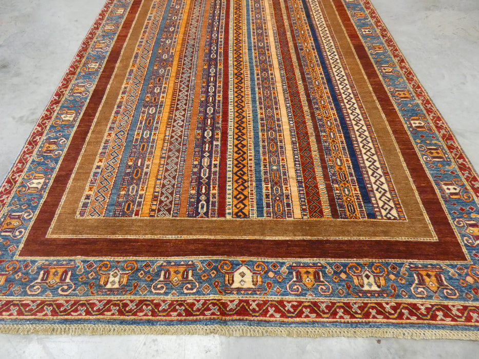 Afghan Hand Knotted Khorjin Rug Size: 211 x 280cm - Rugs Direct