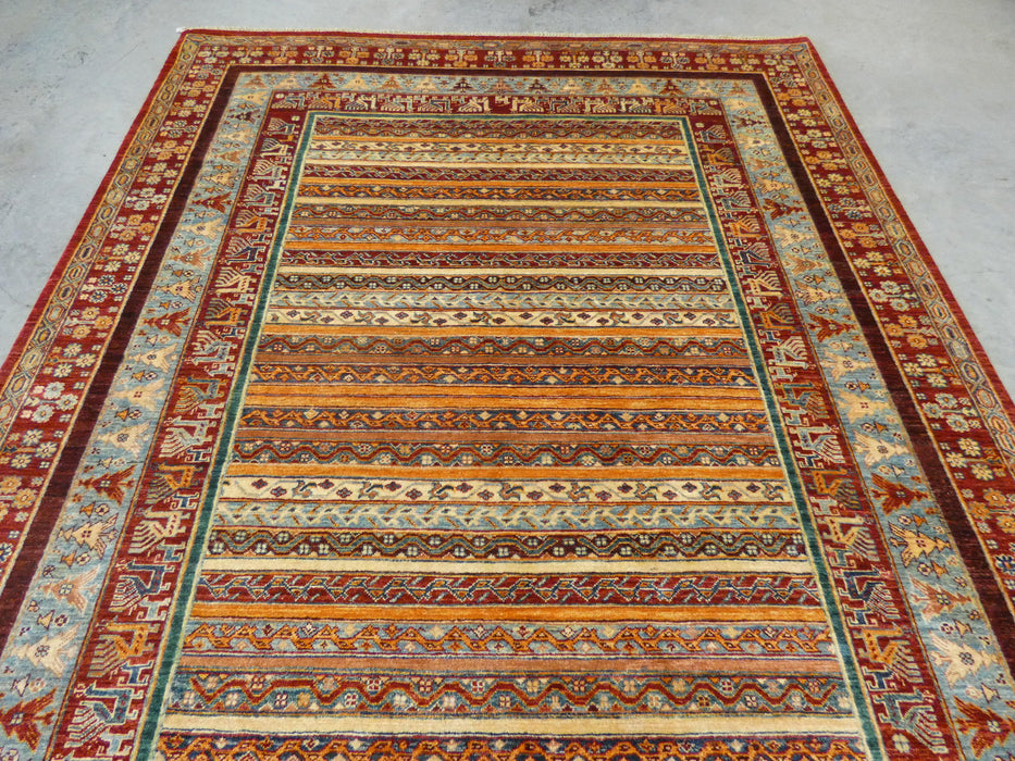 Afghan Hand Knotted Khorjin Rug Size: 215 x 290cm - Rugs Direct