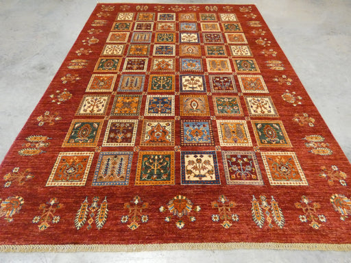 Afghan Hand Knotted Choubi Rug Size: 213 x 292cm - Rugs Direct