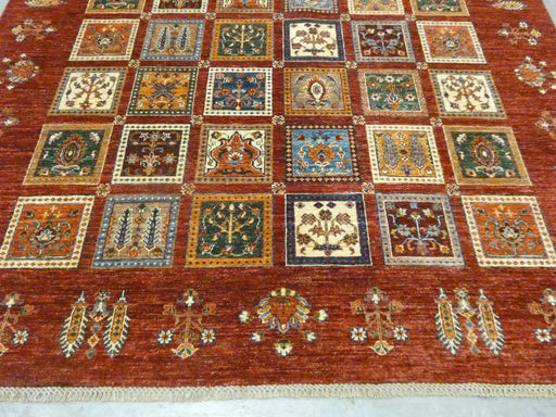 Afghan Hand Knotted Choubi Rug Size: 213 x 292cm - Rugs Direct