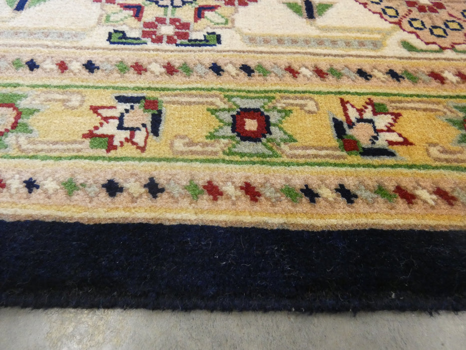 Afghan Hand Knotted Roshnai Merino Wool Rug Size: 248cm x 301cm - Rugs Direct