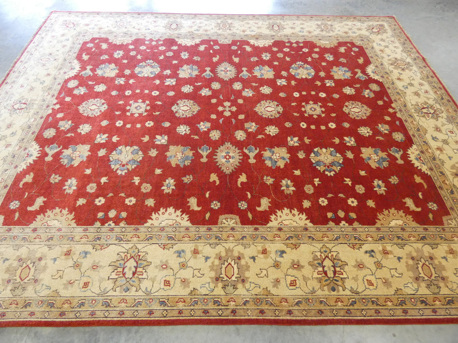 Afghan Hand Knotted Choubi Rug Size: 244 x 306cm - Rugs Direct