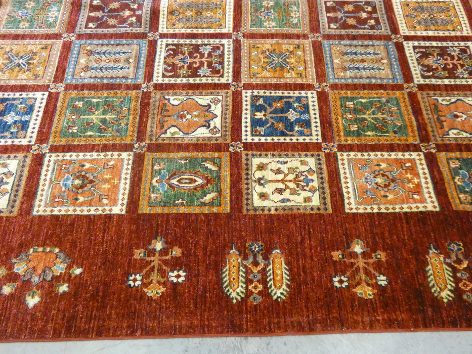 Afghan Hand Knotted Choubi Rug Size: 249 x 351cm - Rugs Direct