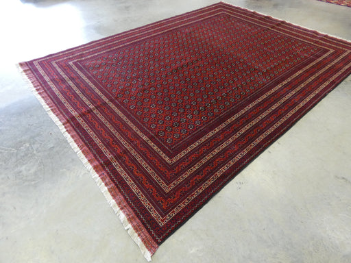 Afghan Hand Knotted Khoja Roshnai Rug Size: 252 x 346cm - Rugs Direct
