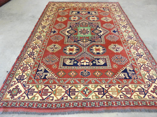 Afghan Hand Knotted Kargai Rug Size: 198 x 273cm - Rugs Direct