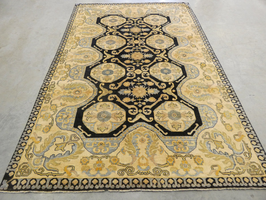 Afghan Hand Knotted Choubi Rug Size: 203 x 295cm - Rugs Direct