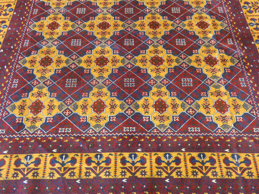 Afghan Hand Knotted Khoja Roshnai Rug Size: 198x 293cm - Rugs Direct