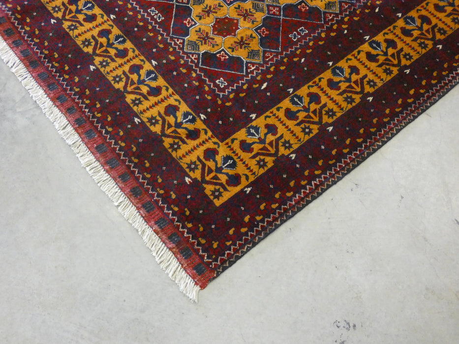 Afghan Hand Knotted Khoja Roshnai Rug Size: 198x 293cm - Rugs Direct