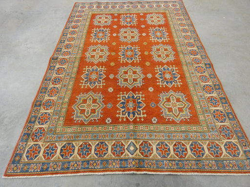 Afghan Hand Knotted Kazak Rug Size: 185 x 267cm - Rugs Direct