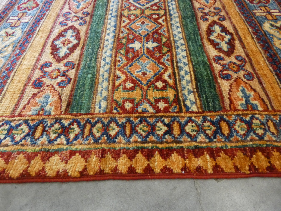 Afghan Hand Knotted Khorjin Rug Size: 243 x 173cm - Rugs Direct