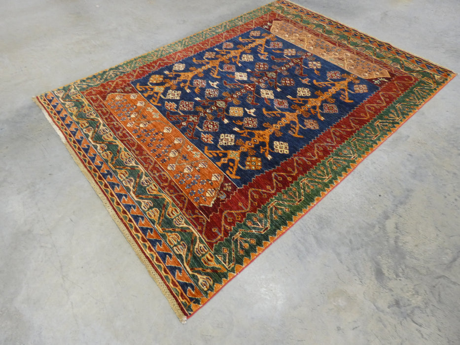 Afghan Hand Knotted Khorjin Rug Size: 233 x 170cm - Rugs Direct