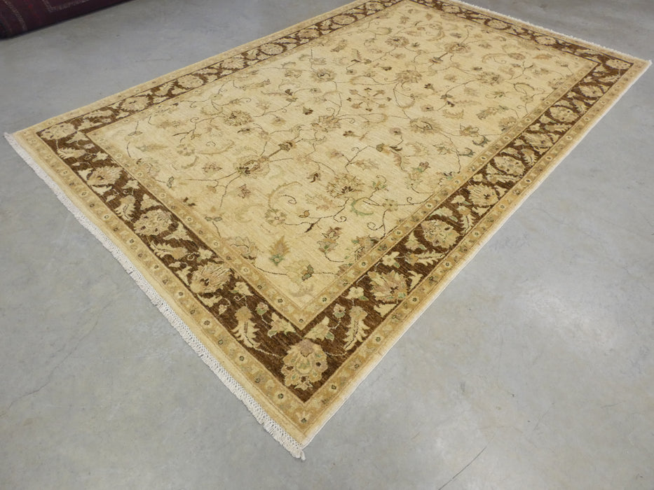 Afghan Hand Knotted Choubi Rug Size: 196 x 304cm - Rugs Direct