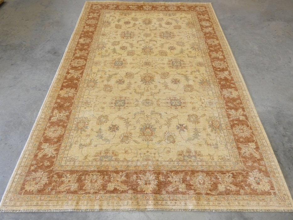 Afghan Hand Knotted Choubi Rug Size: 203 x 288cm - Rugs Direct
