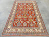 Afghan Hand Knotted Kazak Rug Size: 177 x 259cm - Rugs Direct