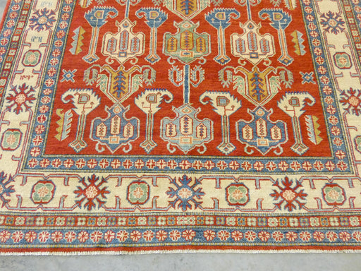 Afghan Hand Knotted Kazak Rug Size: 177 x 259cm - Rugs Direct