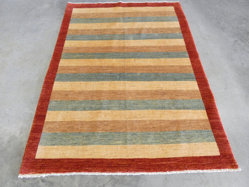 Afghan Hand Knotted Gabbeh Design Rug Size: 147 x 195cm - Rugs Direct
