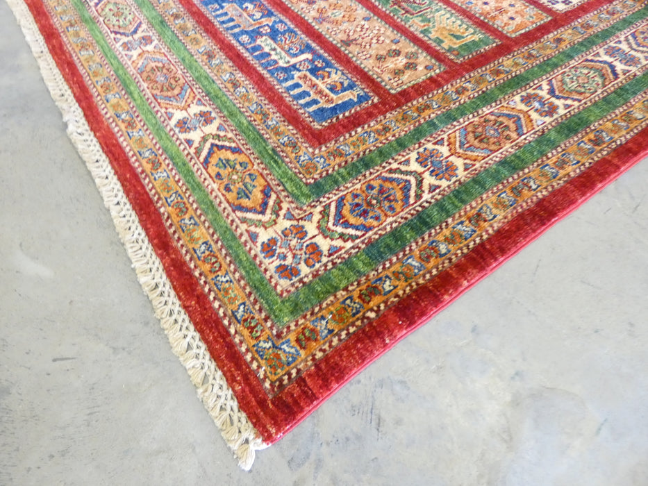 Afghan Hand Knotted Khorjin Rug Size: 150 x 211cm - Rugs Direct