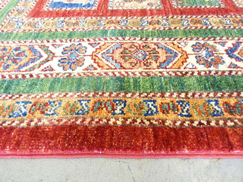 Afghan Hand Knotted Khorjin Rug Size: 150 x 211cm - Rugs Direct